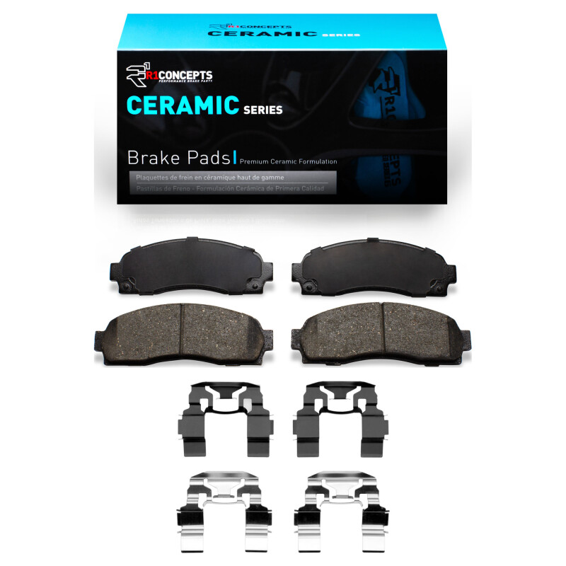 Ford Explorer Sport Brake Pads - Front - R1 Concepts - Ceramic - `01-`05